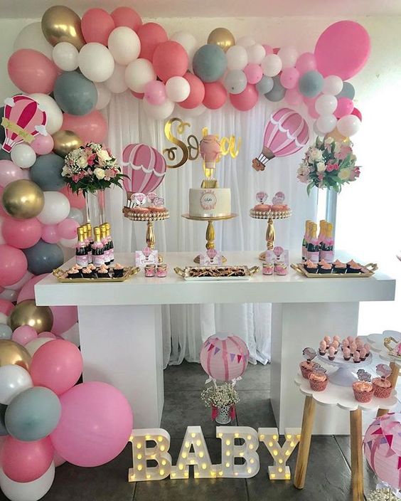 mesa dulce para baby shower