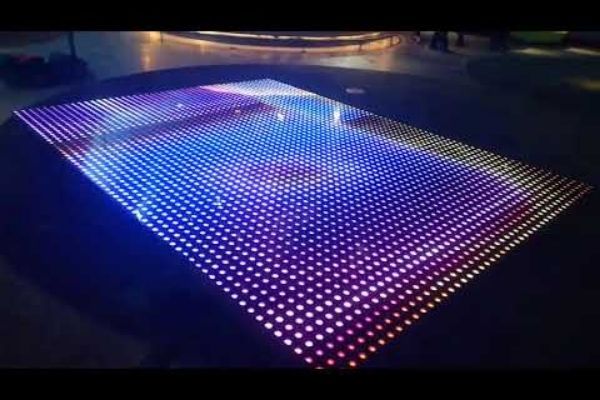 pista de puntos led