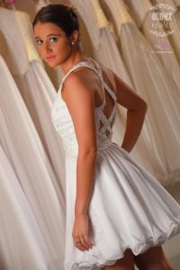 Vestido corto para quinceañera