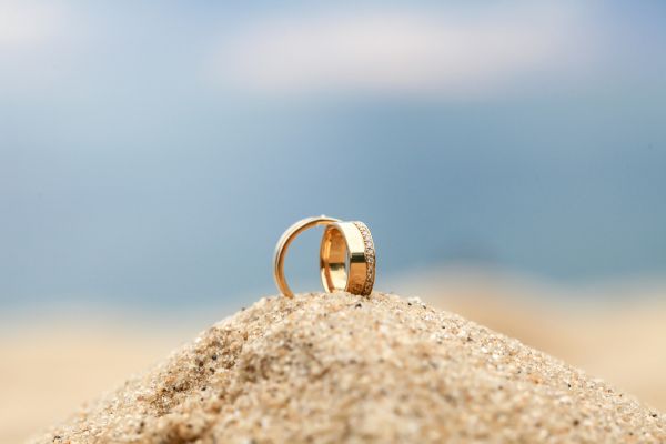 Foto de anillos de boda