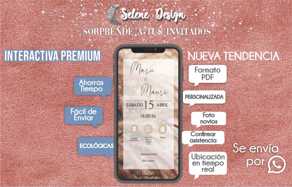 Invitaciones Digitales para fiestas de 15