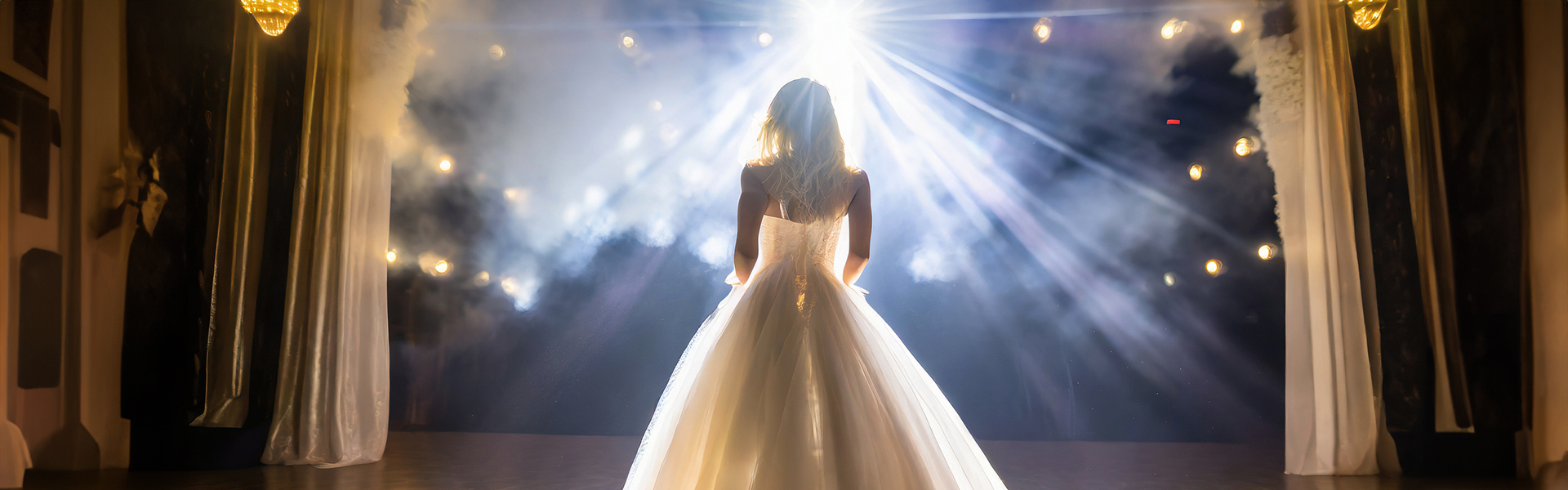 Entrada de quinceañera a la fiesta