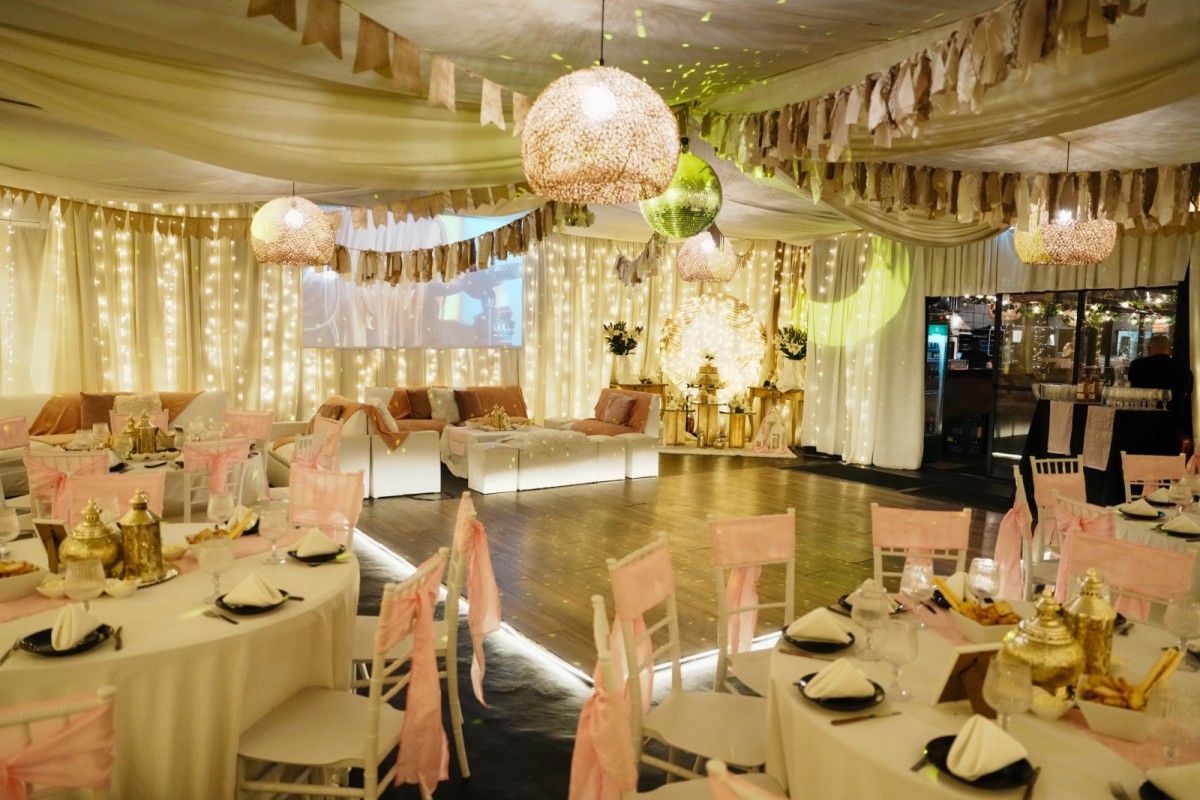 salón para fiesta de 15 Barbacoa Portofino