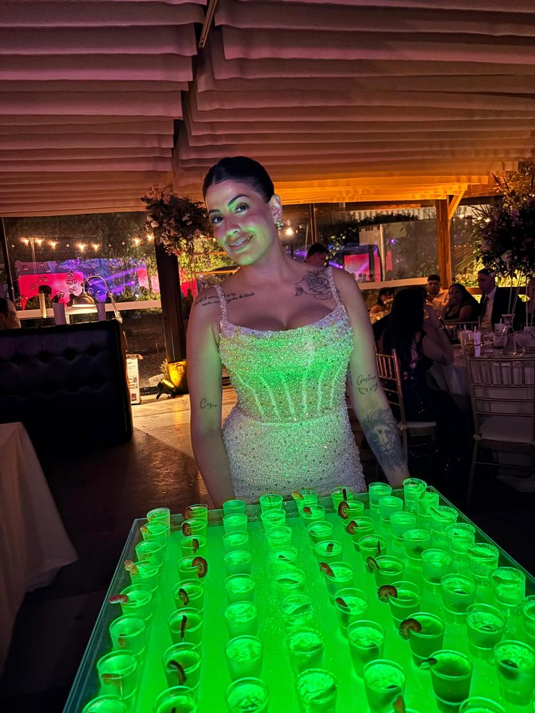 Carrito de shots para fiesta de 15