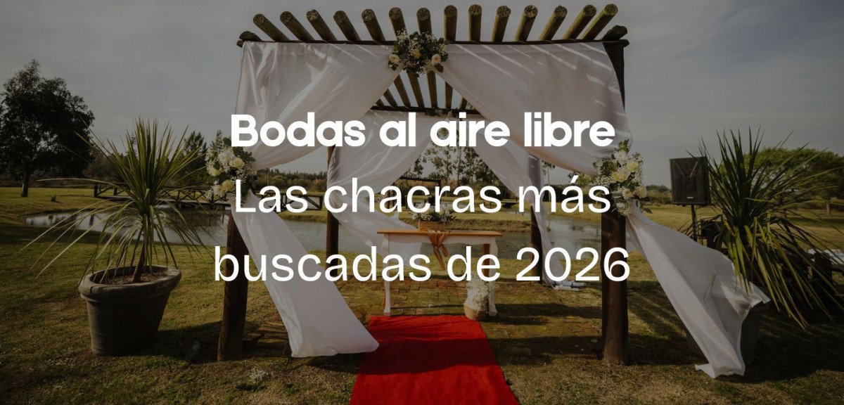 Lugares para bodas al aire libre 2026