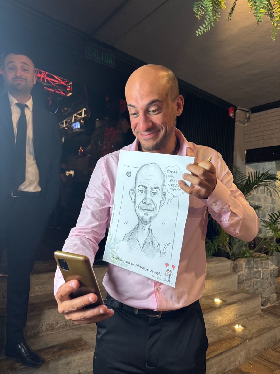 Caricatura en vivo para bodas