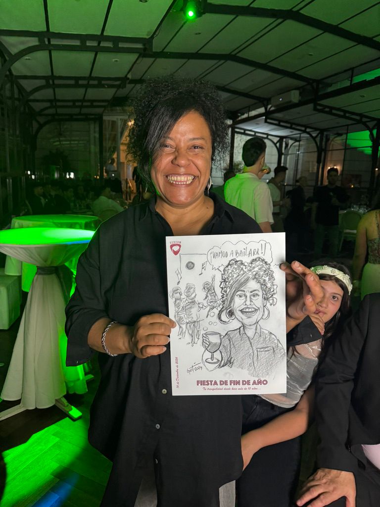 Caricatura en vivo para bodas