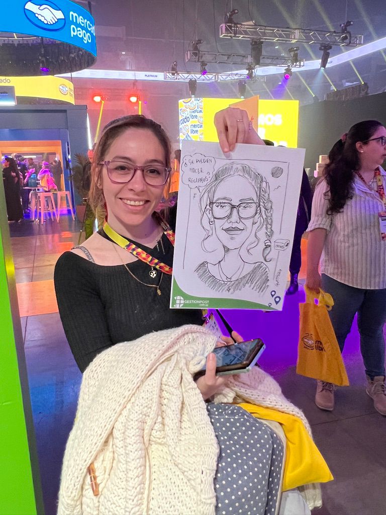 Caricatura en vivo para bodas