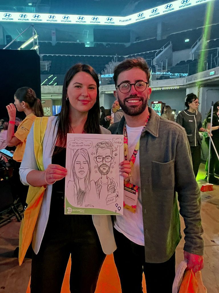 Caricatura en vivo para bodas
