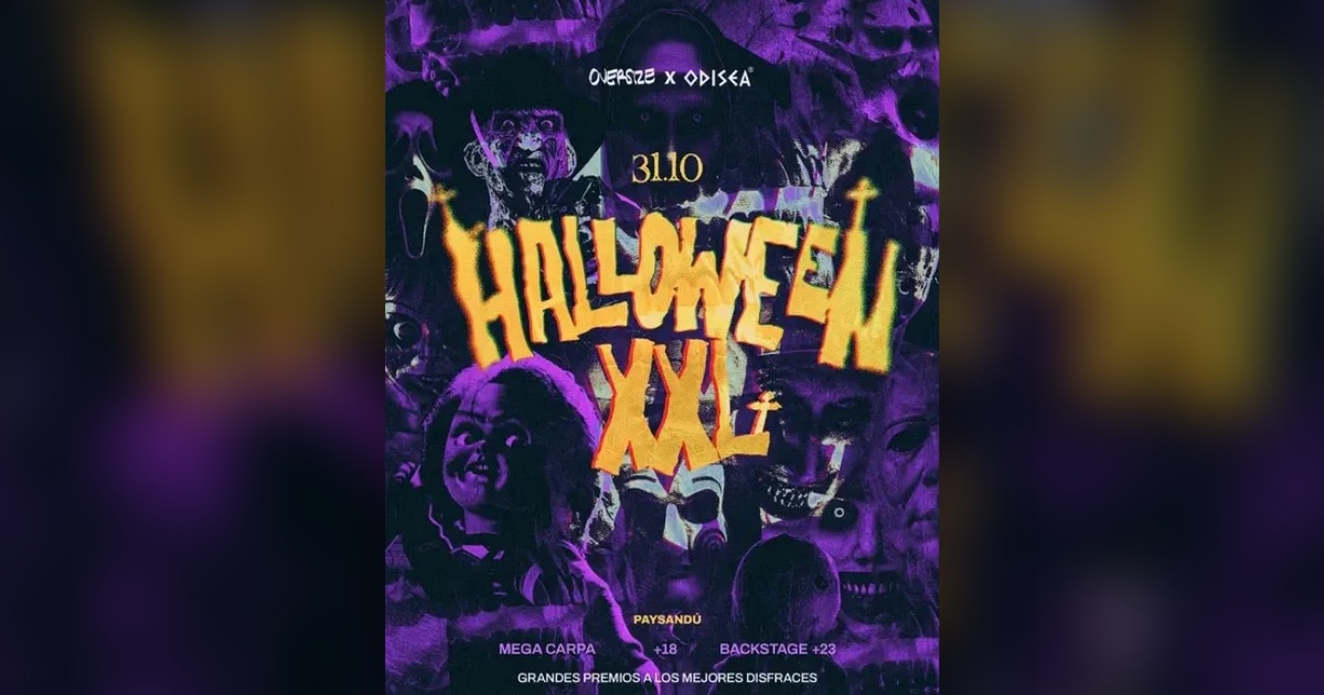 Flyer de Halloween XXL en Paysandú