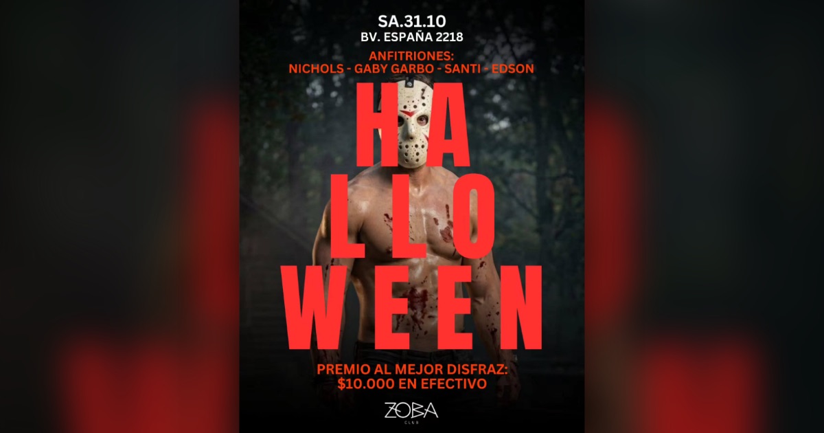 Flyer de Halloween en Zoba