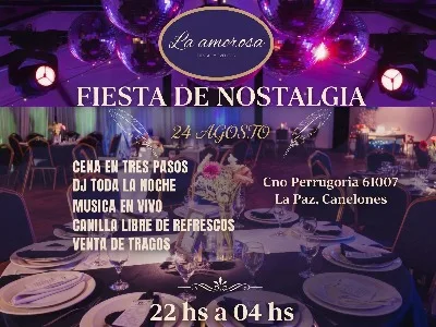 imagen noche de la nostalgia en LA AMOROSA