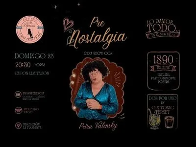 imagen noche de la nostalgia en LO DE REBECCA