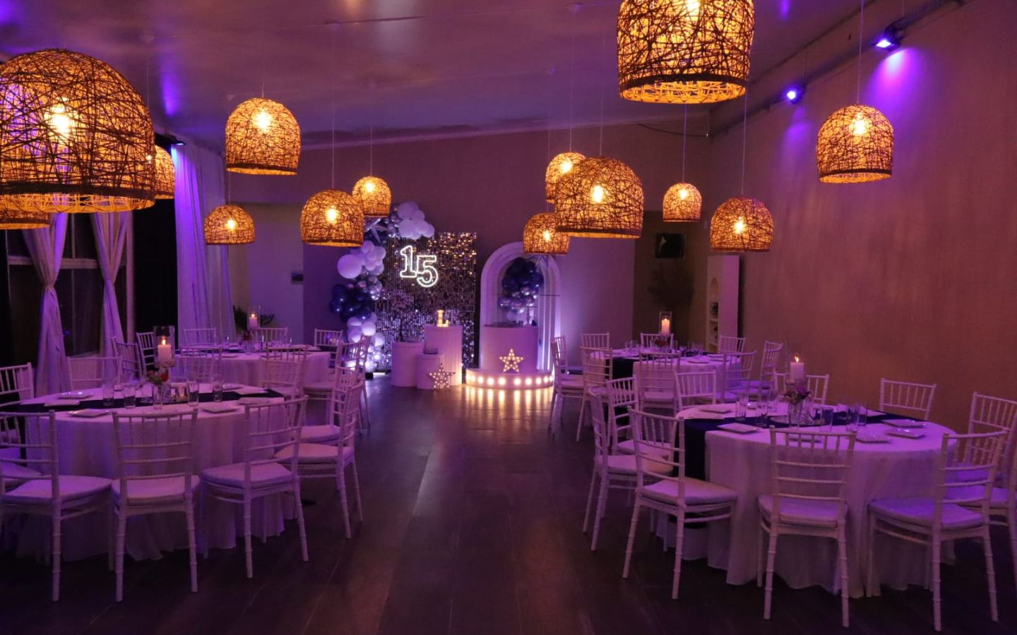 fiesta de 15 en salón de fiestas Aserrín Aserrán