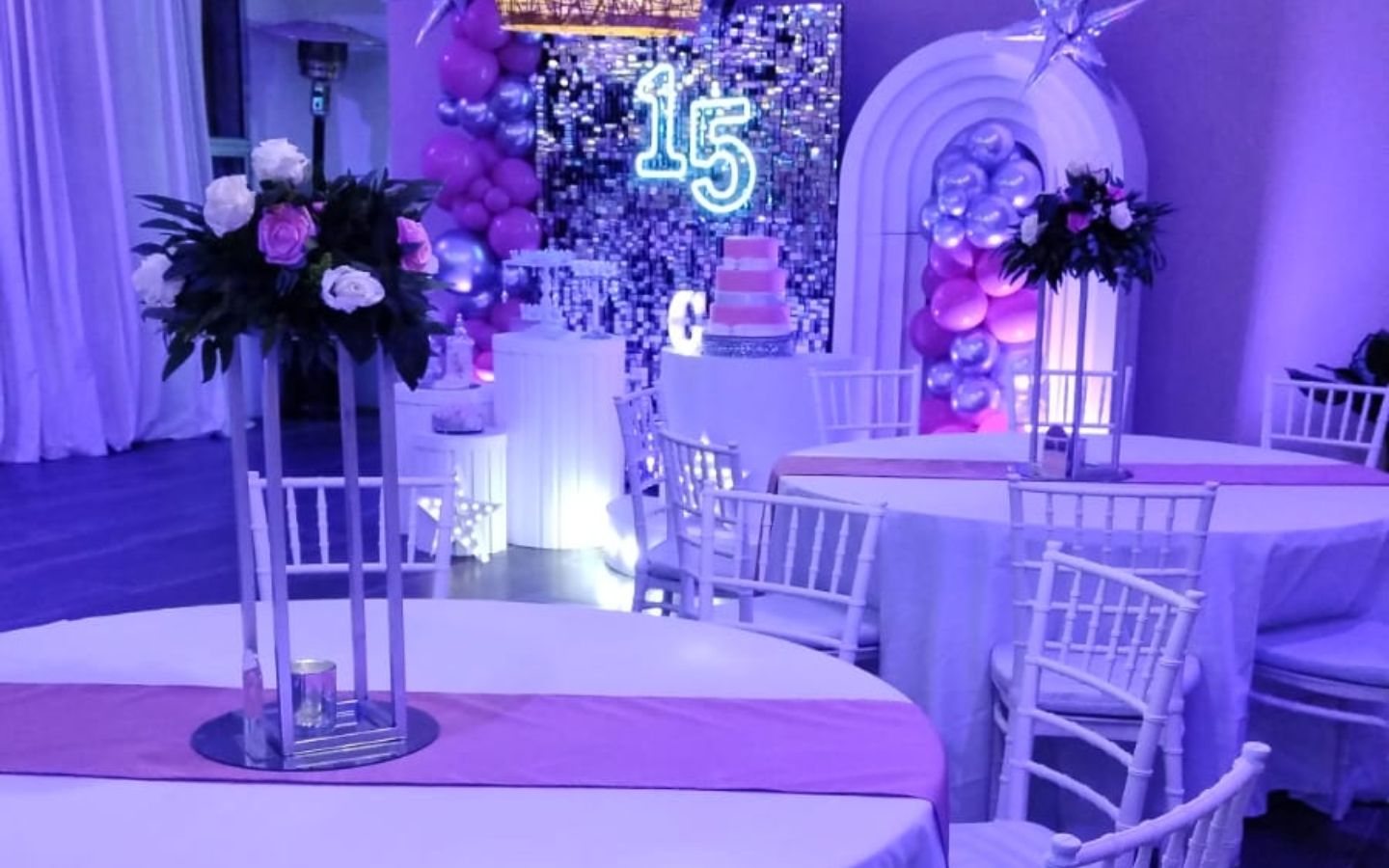 fiesta de 15 en salón de fiestas Aserrín Aserrán