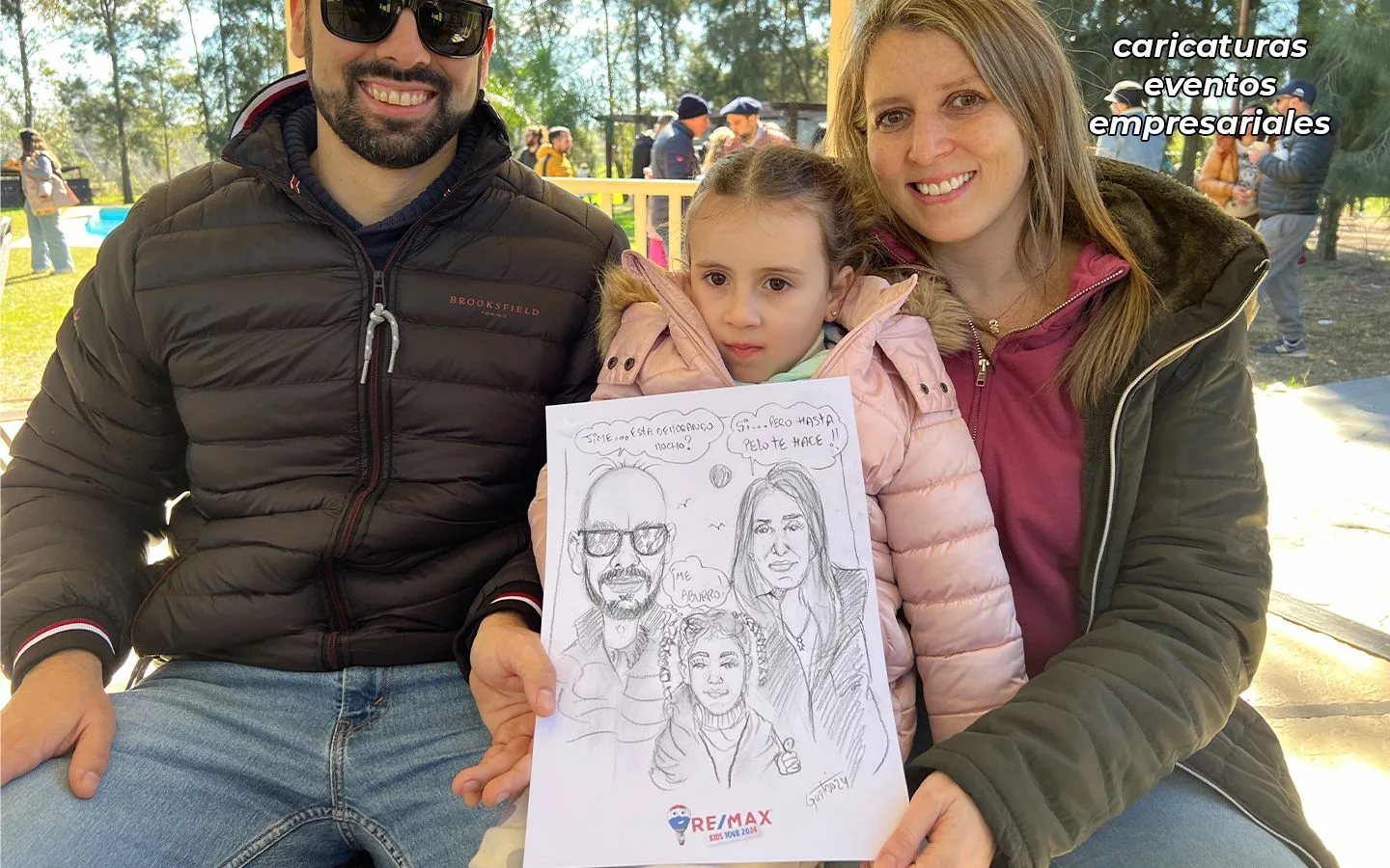 Caricaturas en eventos empresariales