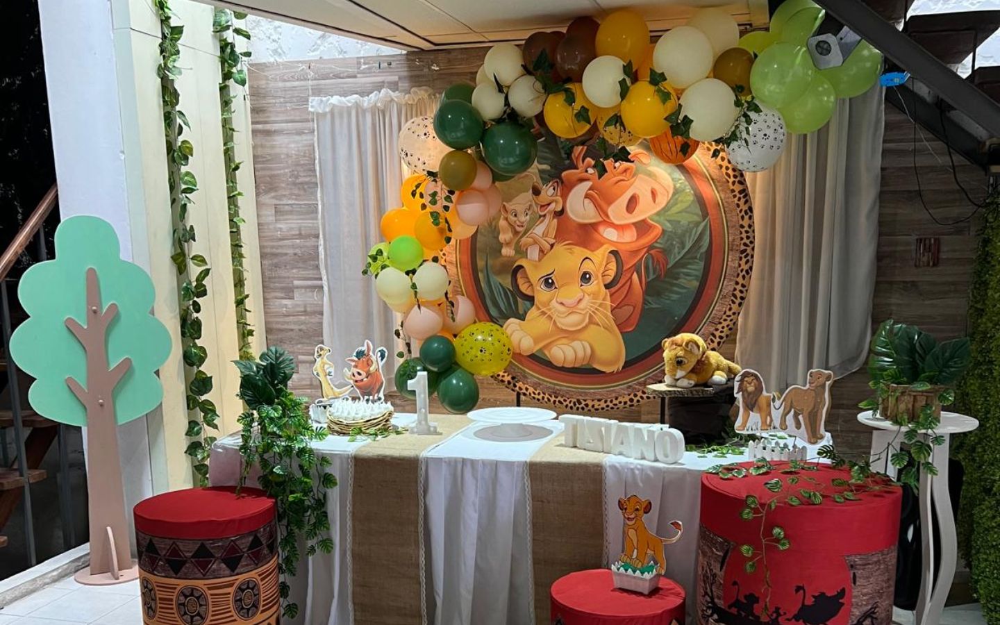 decoración temática cumpleaños de niños Casa del Ángel