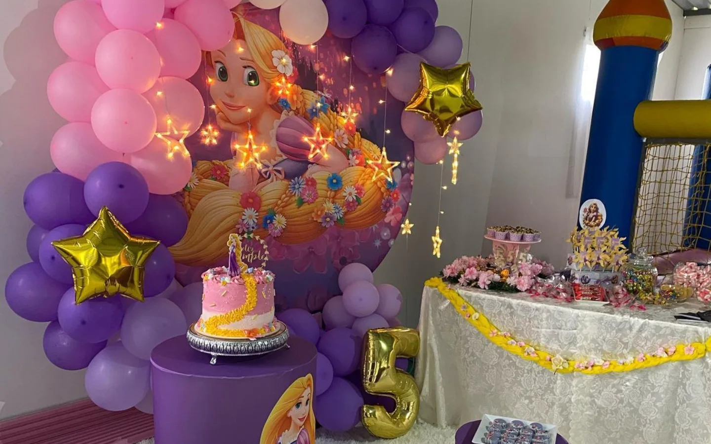 Decoración fiesta intantil en Chacra didáctica Bella Victoria