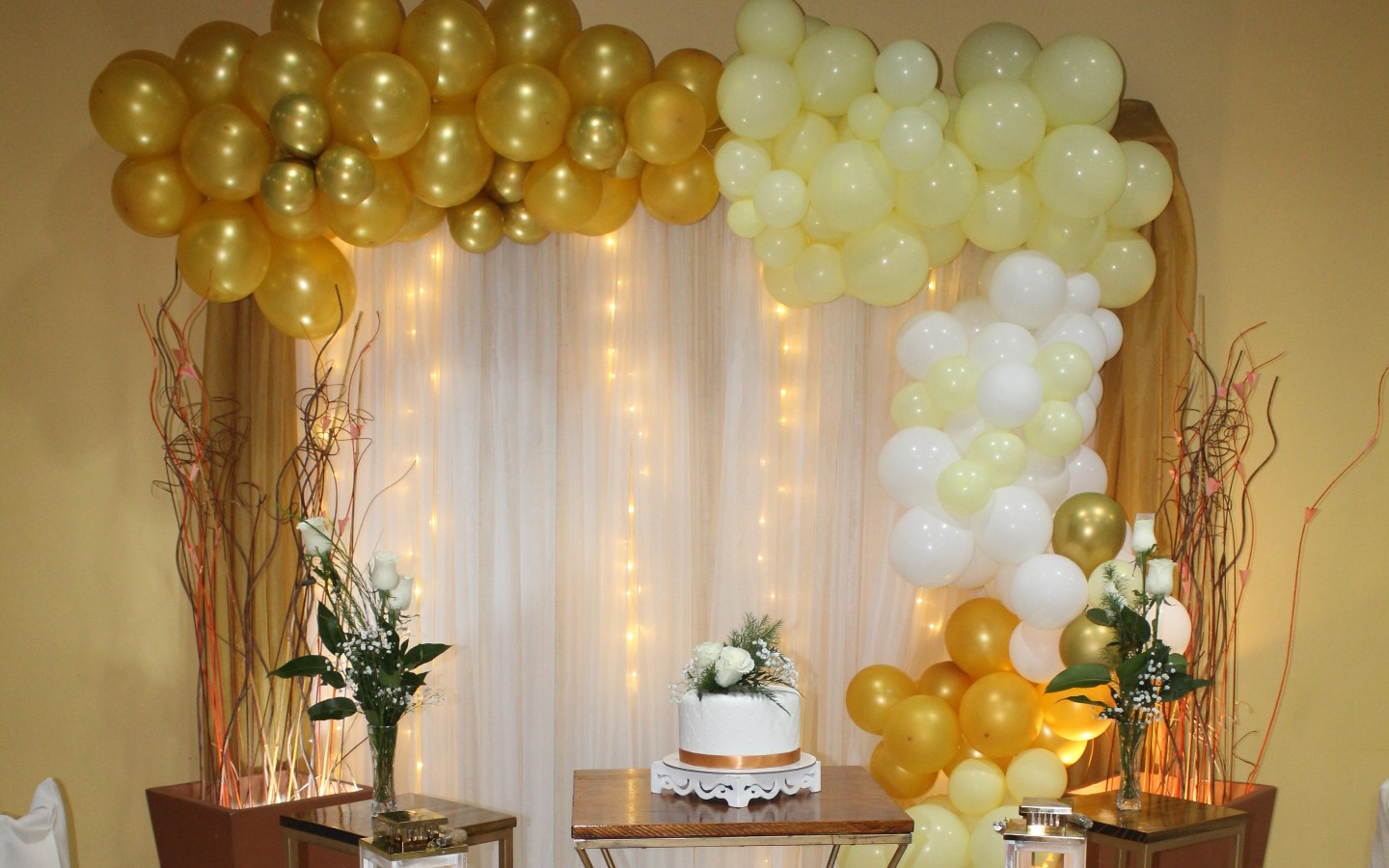 Decoración mesa de torta  - Clave de Sol