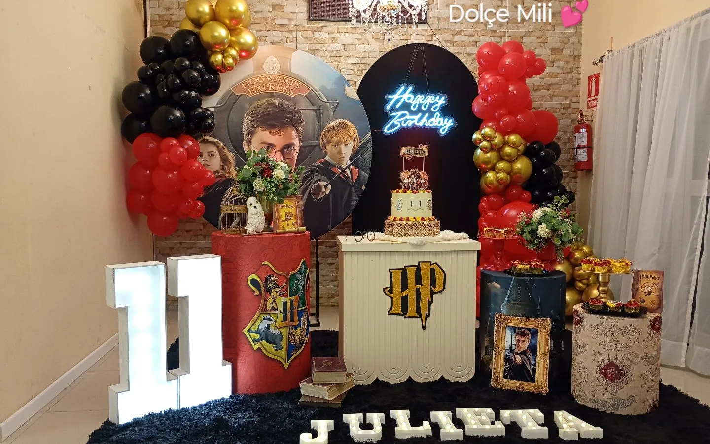 Deco temática Harry Potter - Salón de fiestas infantiles Dolce Mili