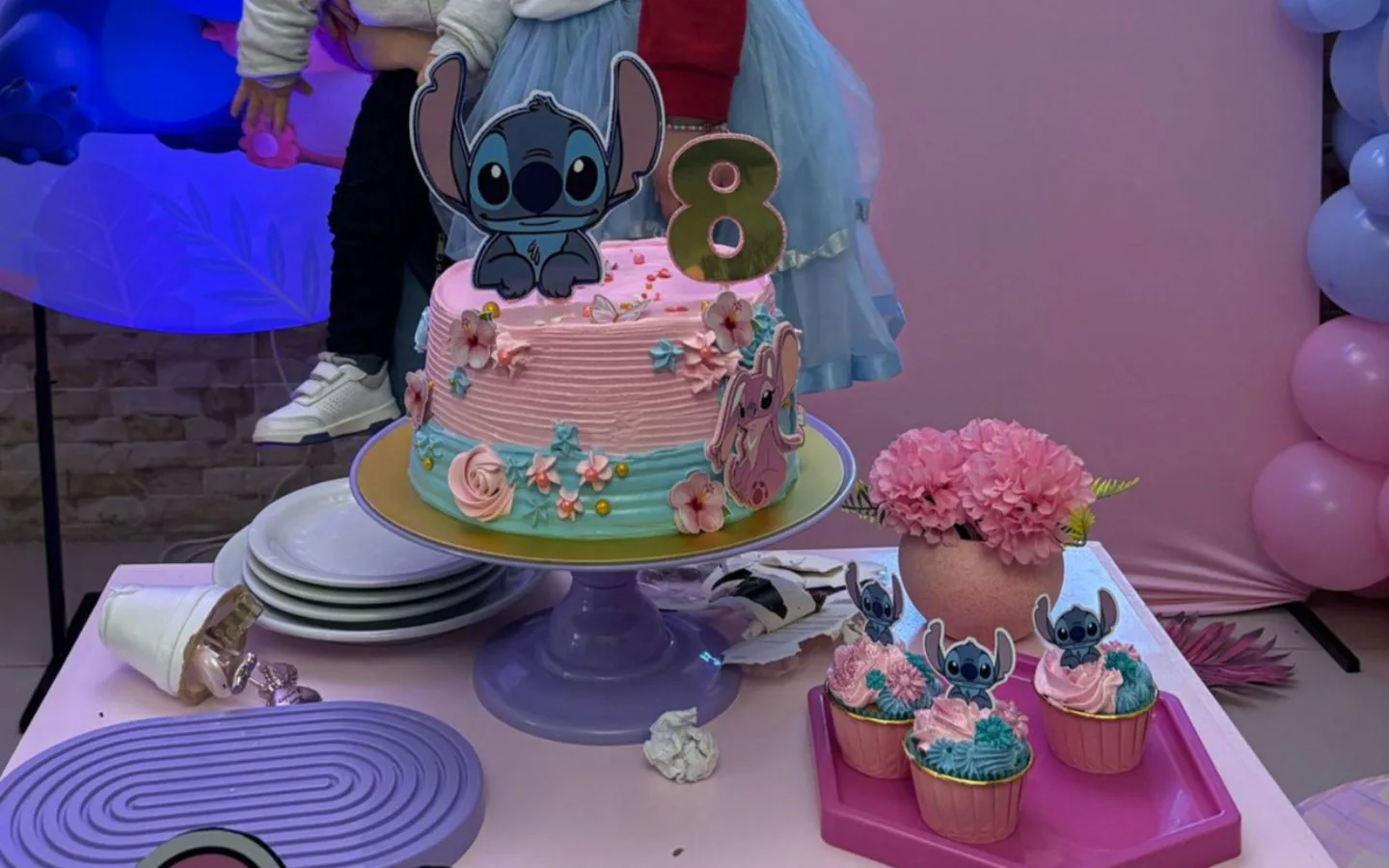 Deco temática Stich - Salón de fiestas infantiles Dolce Mili