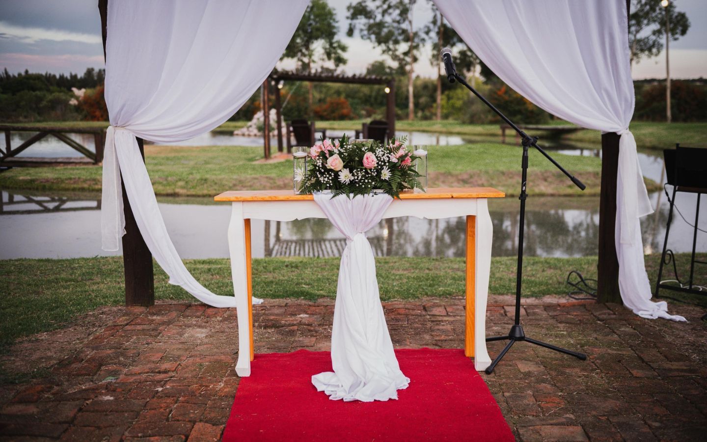 boda al aire libre en Finca Bea