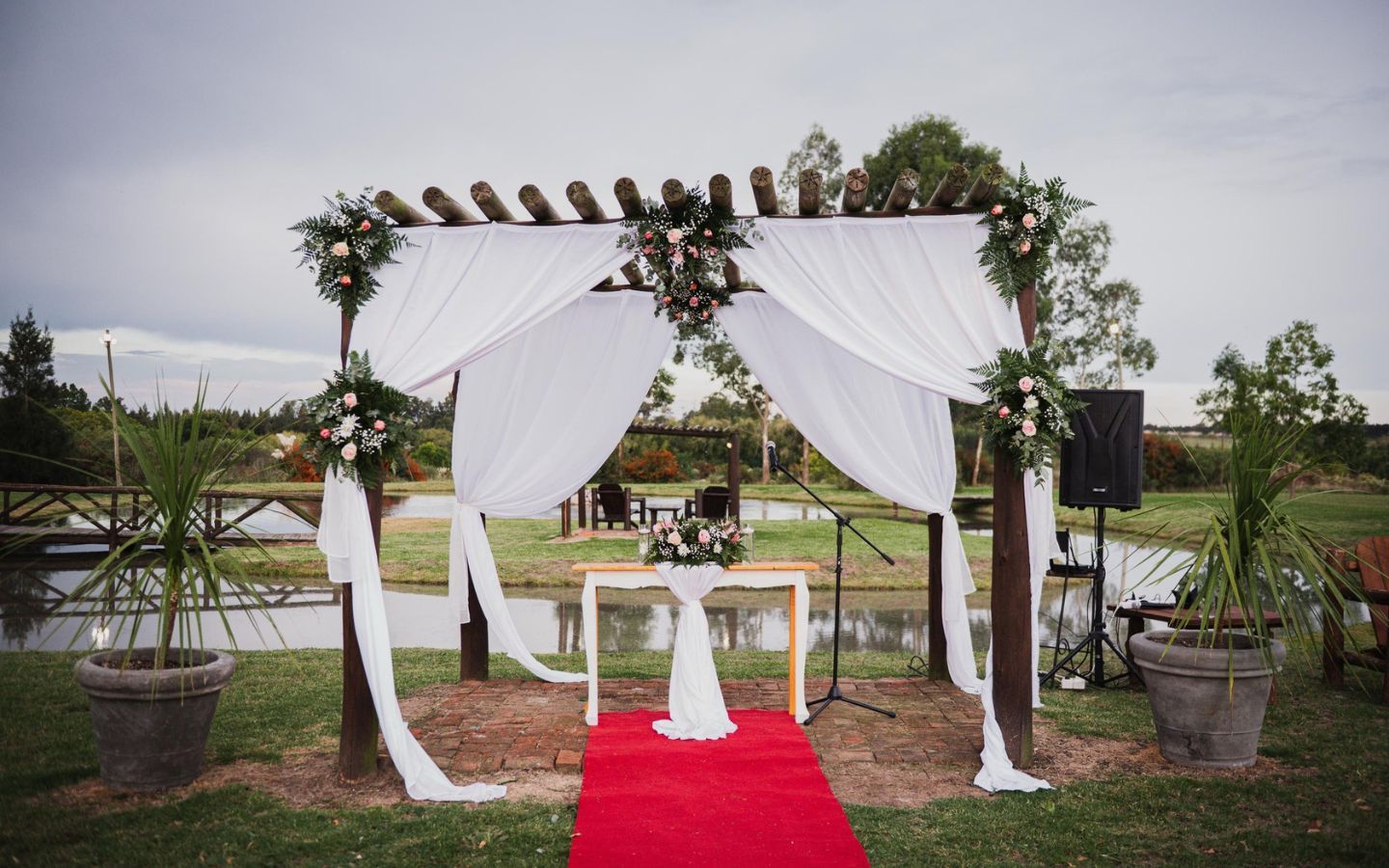 boda al aire libre en Finca Bea