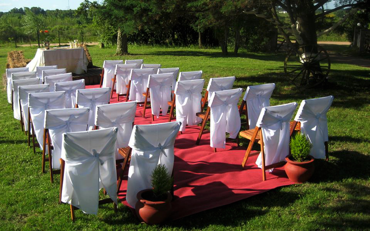 boda al aire libre