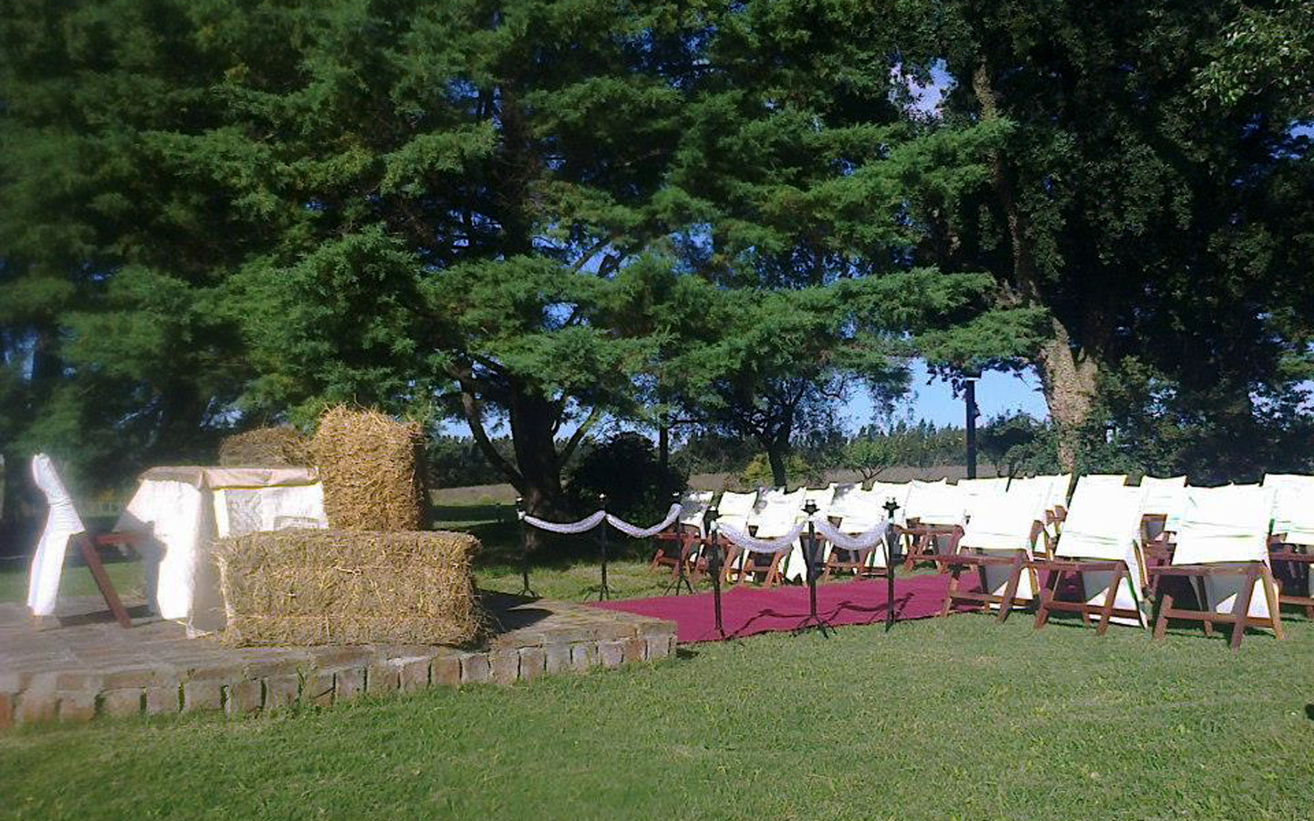 boda al aire libre
