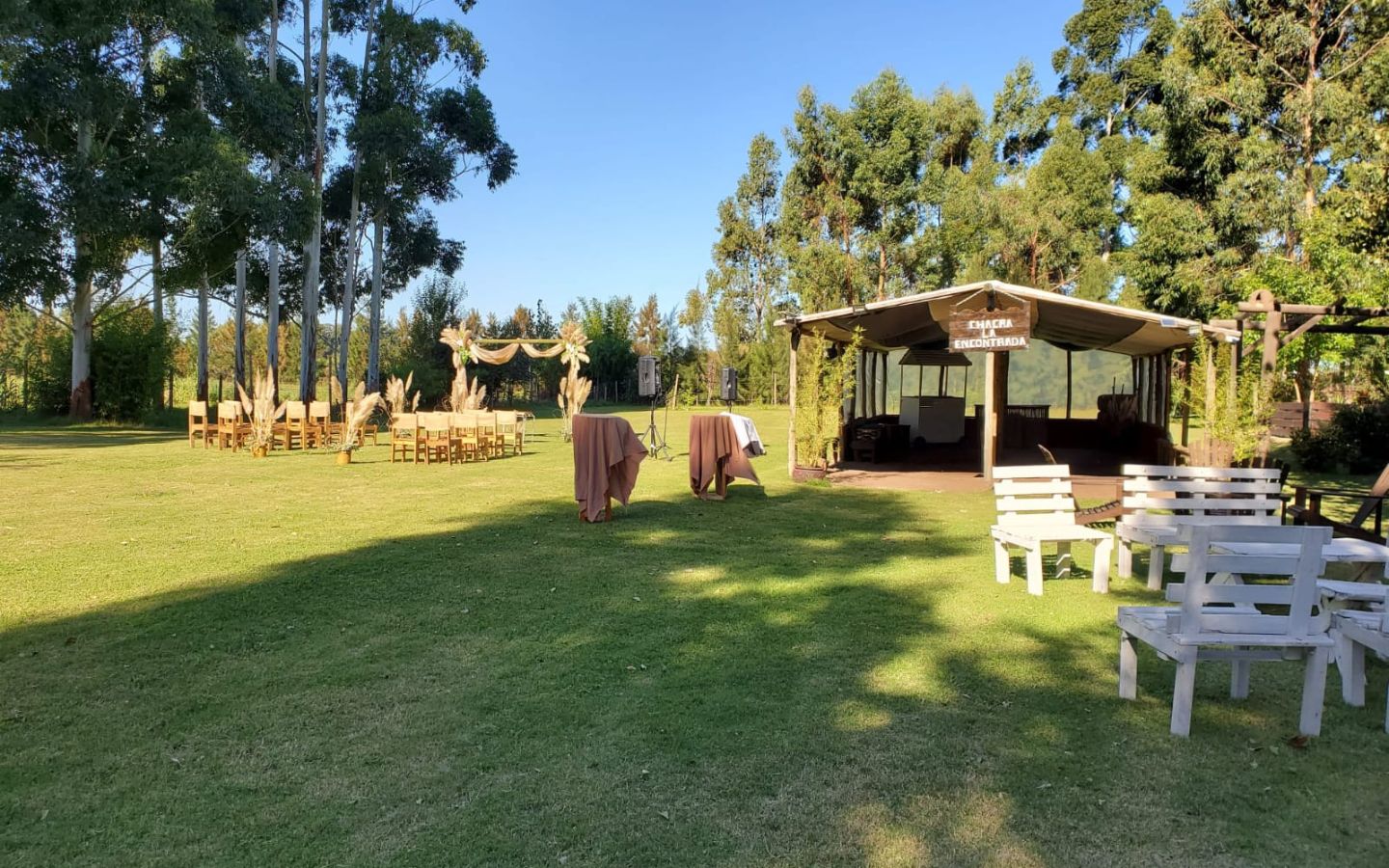 boda al aire libre en Chacra La Encontrada