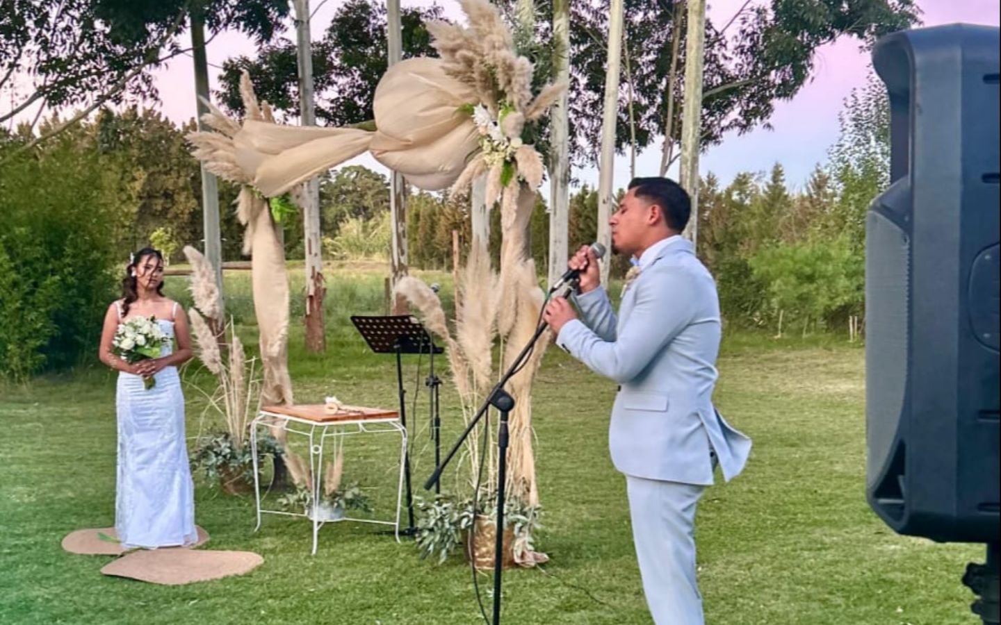 boda al aire libre en Chacra La Encontrada