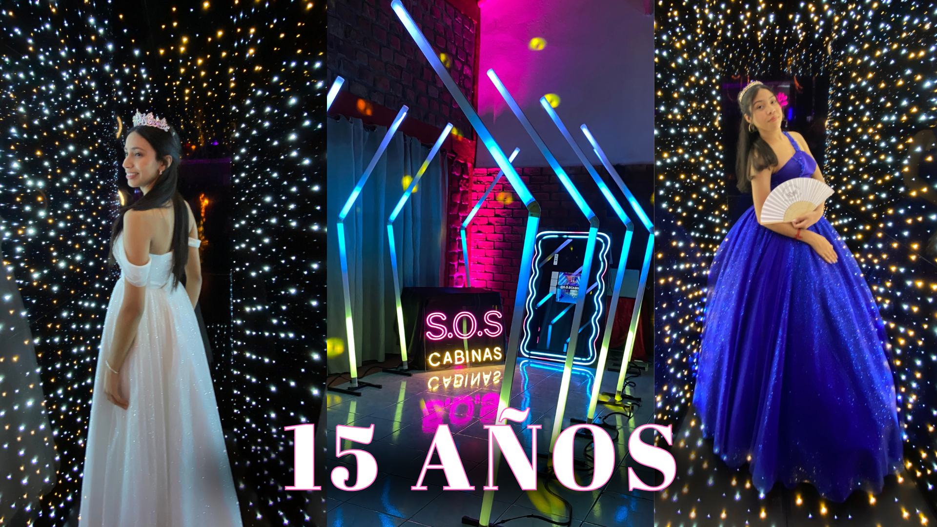S.O.S. CABINAS  - Cabina de fotos y plataforma 360 para Cumpleaños de 15