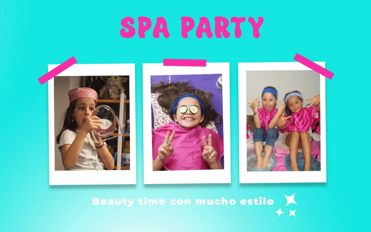 spa party Teepee Aventura pijamadas