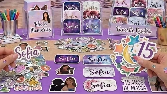 TU PHOTO BOOTH UY - Stand de Glitter para Cumpleaños de 15