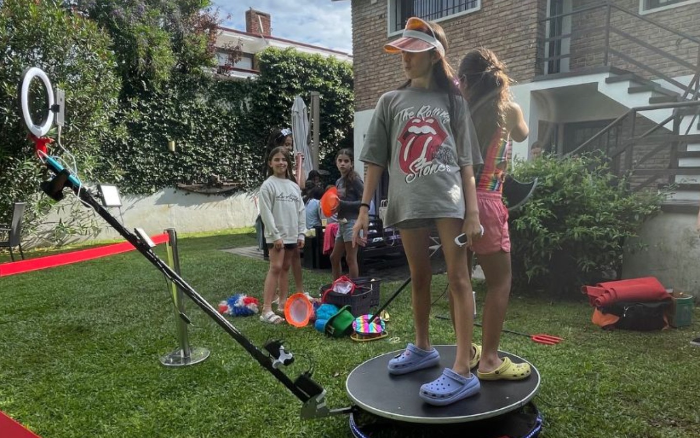 Plataforma 360 para fiestas infantiles