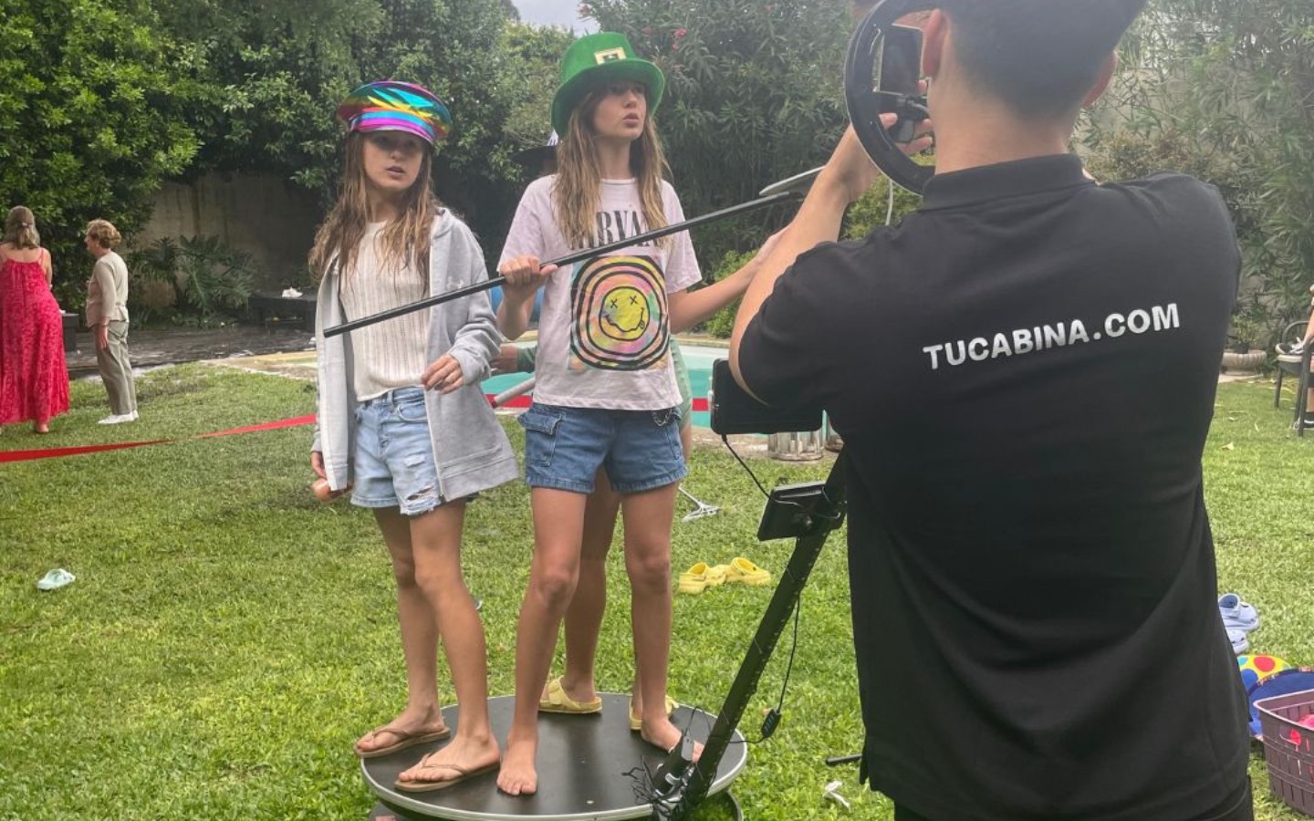 Plataforma 360 para fiestas y cumpleaños infantiles